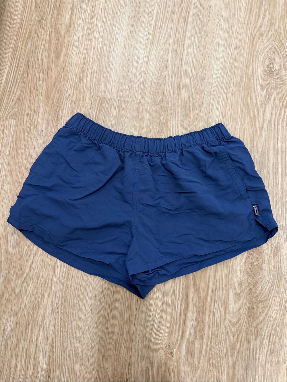 Patagonia Women's Deep Blue Lightweight Athletic Shorts